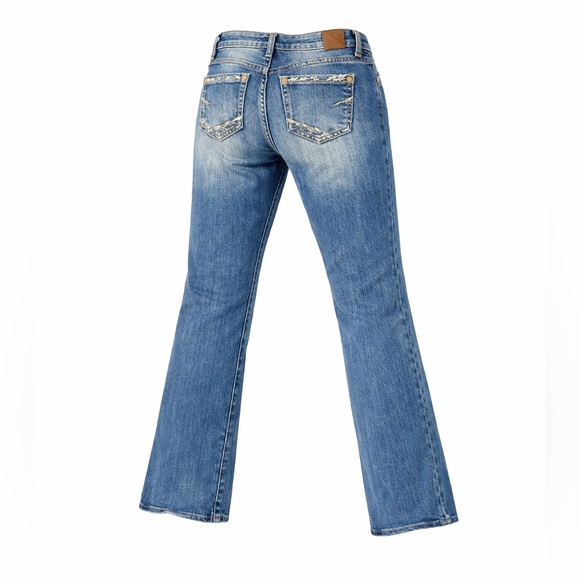 BKE Denim - BKE Payton Women’s Bootcut Low Rise Denim Jeans Sz 27L Med Wash Faded​​